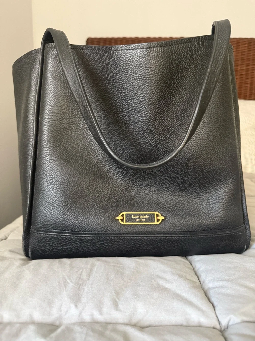 kate spade structured black